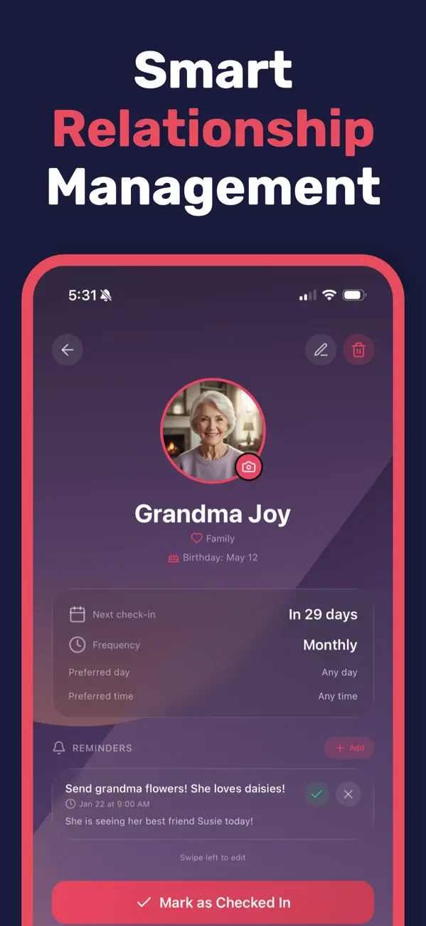 Screenshot #3 pour Check In: Stay Connected