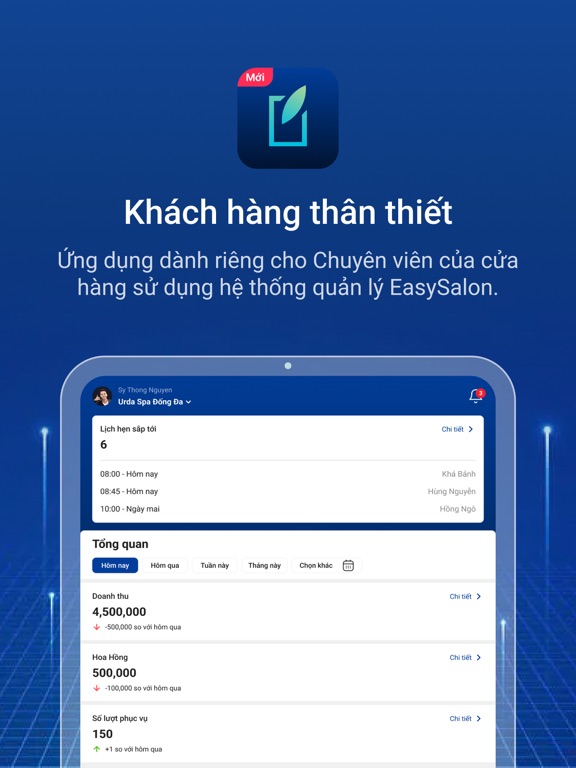 Screenshot #4 pour EasySalon - Chuyên viên