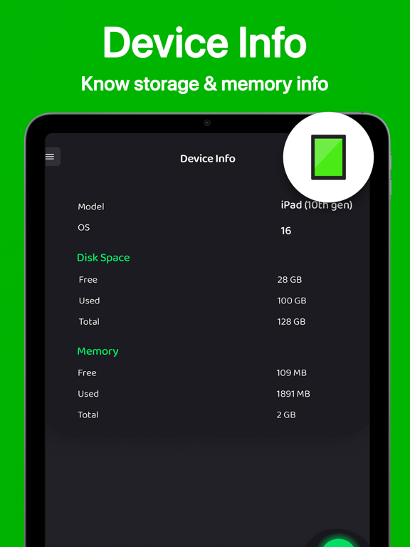 Battery Life Status, Saver iPad screenshot 4 - Utilities app