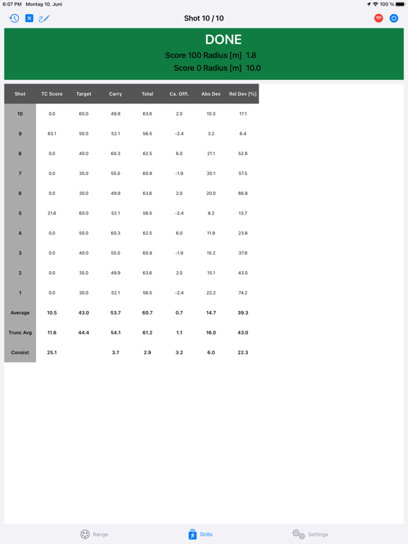 TrajectoryX iPad screenshot 6 - Sports app