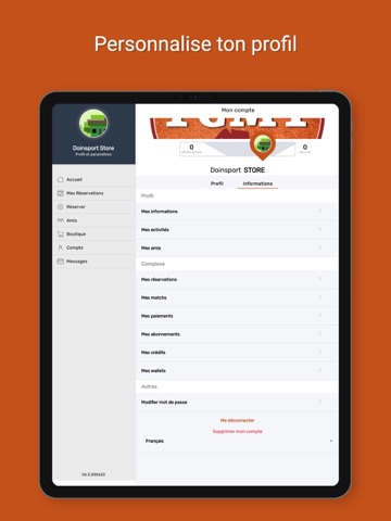 TCMT PADEL iPad screenshot