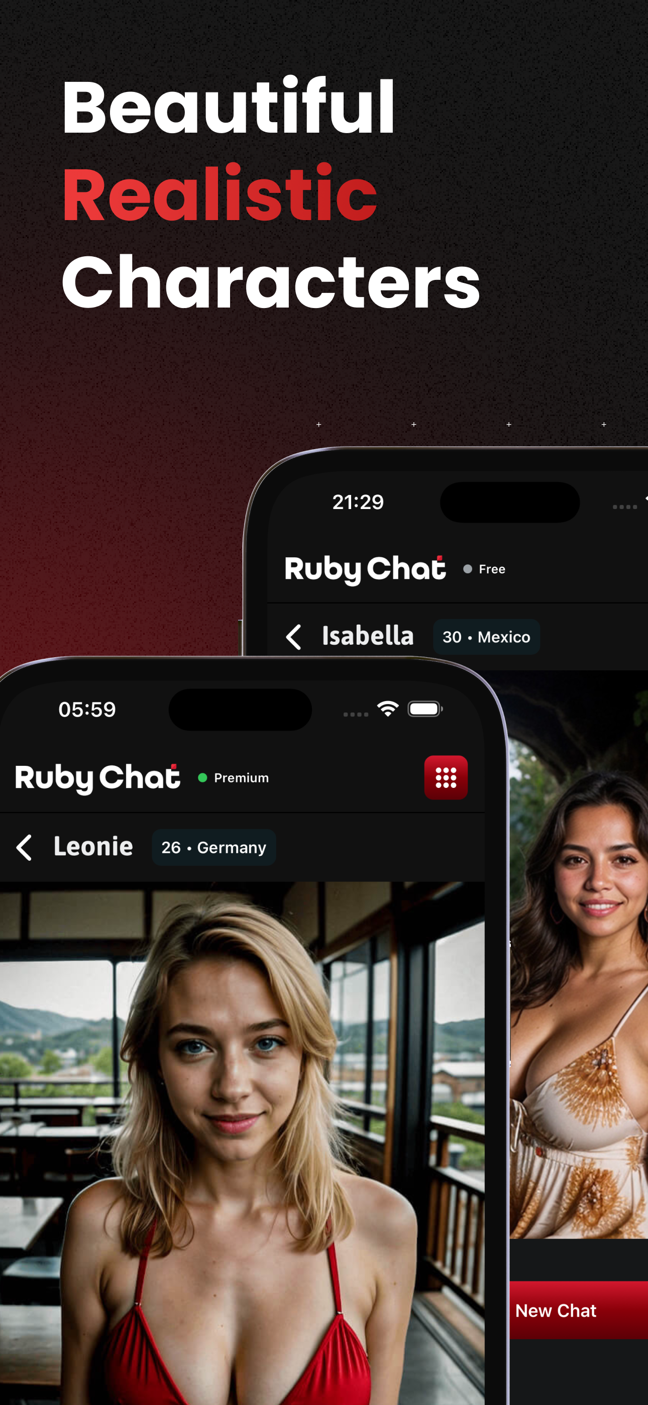 Ruby Chat: AI Girlfriend 18+