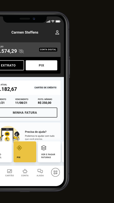 Cartão VIP Carmen Steffens Screenshot