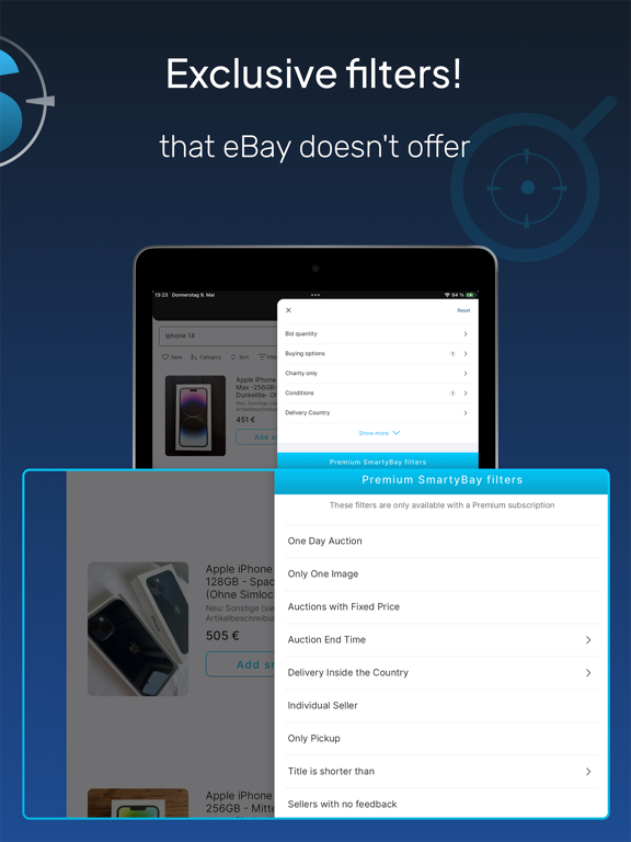 Smartybay - Smart Search iPad screenshot 3 - Shopping app