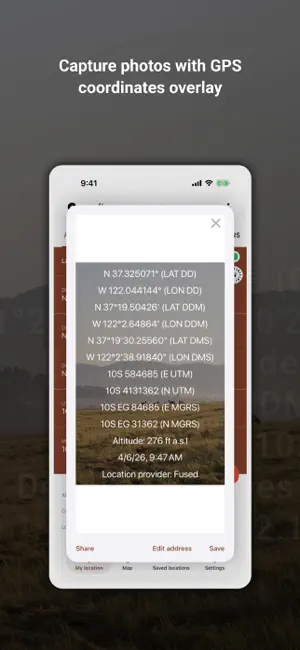 My GPS Coordinates Lite screenshot 2