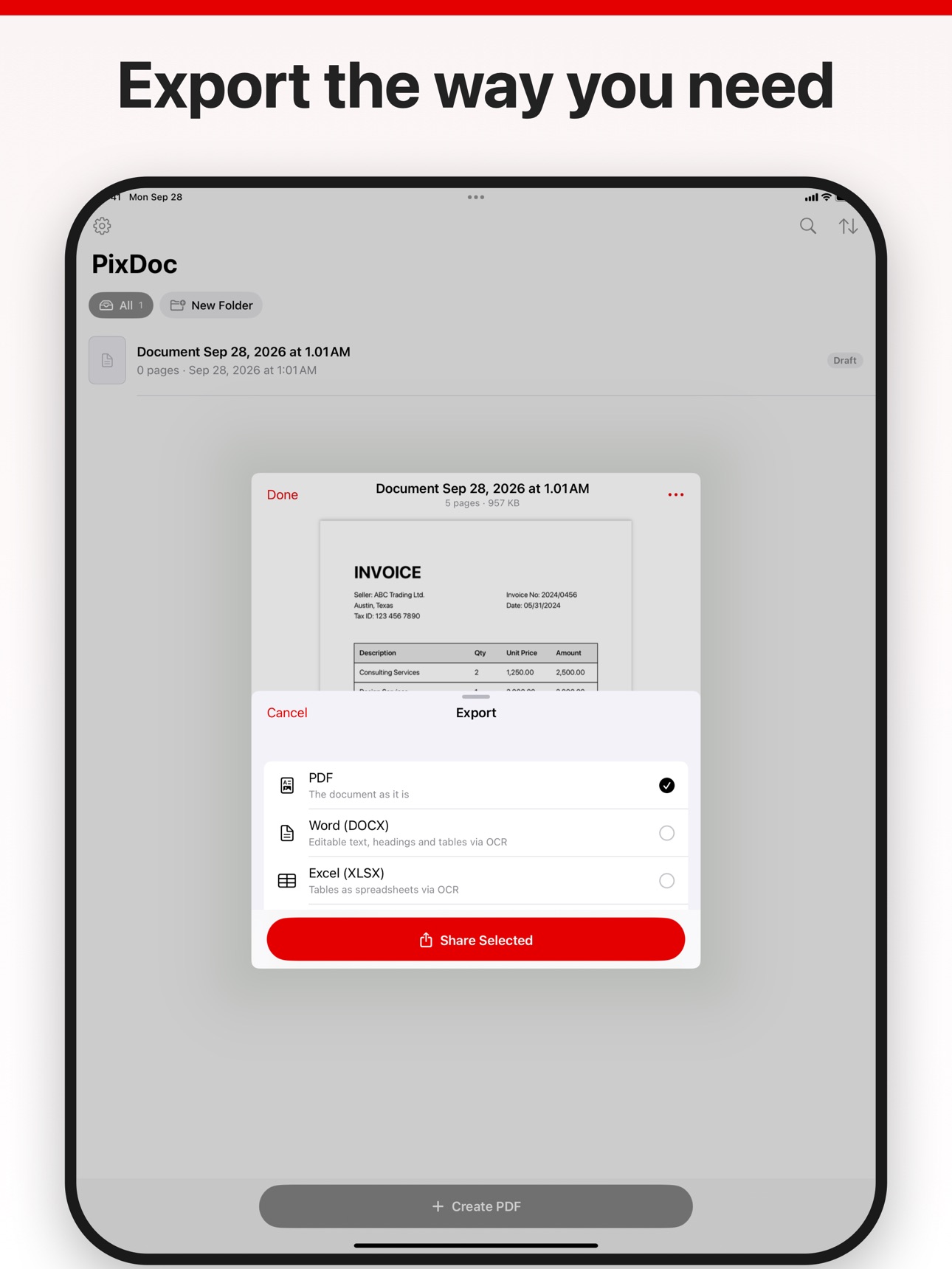 Screenshot 9 of PixDoc: Photo to PDF Converter