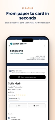 CardIt - AI social Organiser Screenshot 4 of 6