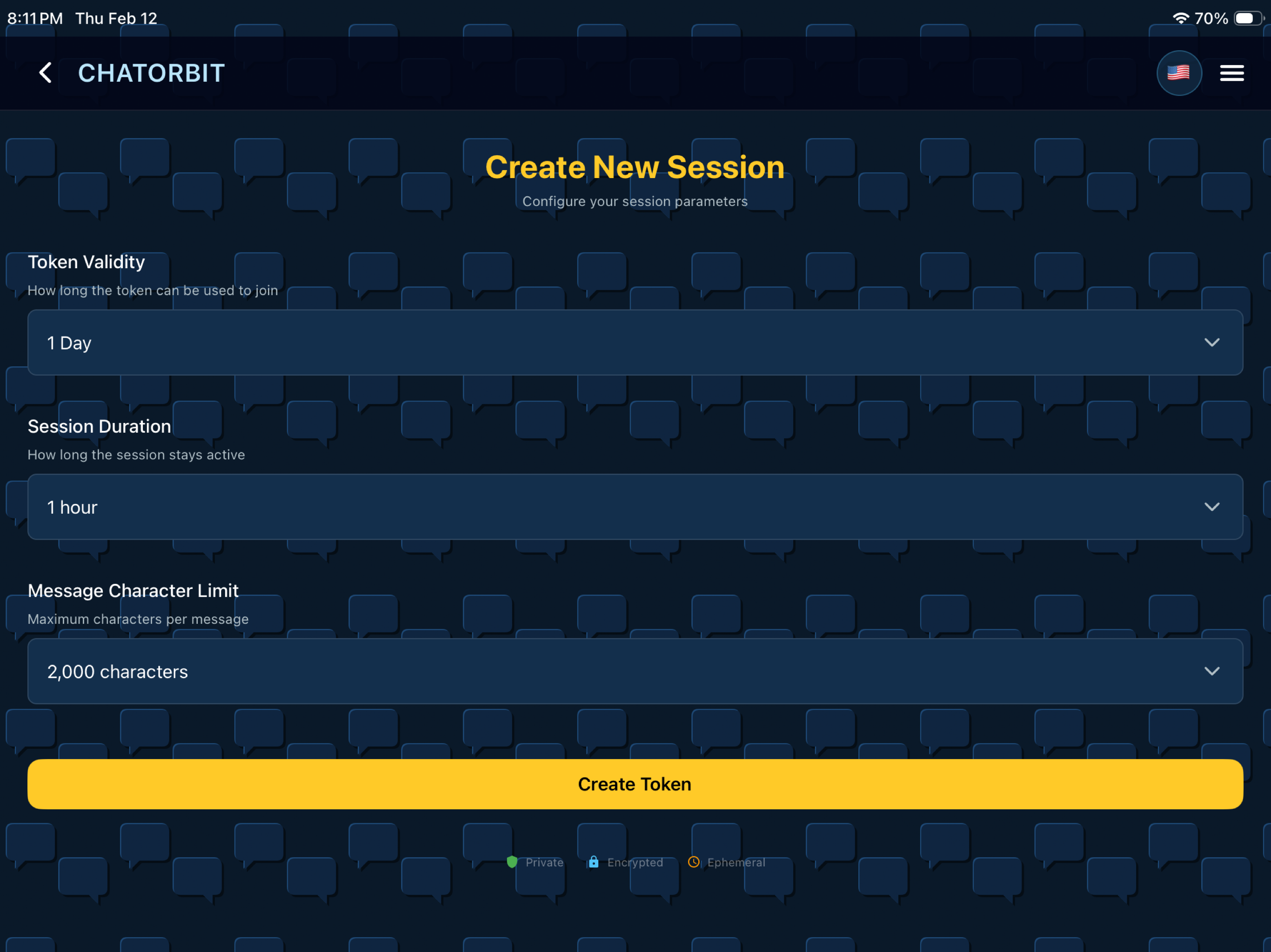 ChatOrbit - Secure Chat screenshot 19