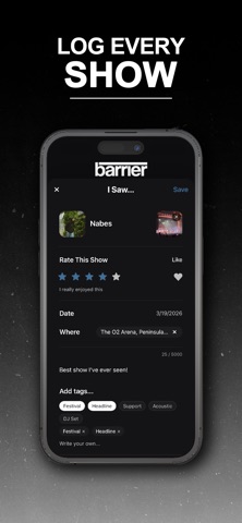 Barrier: Live Music, Rated screenshot