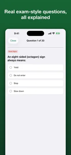 Capture d'écran de Permit Prep: DMV Test Prep sur iPhone 2