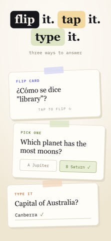 HopQuiz: Flashcards Screenshot 3 of 6
