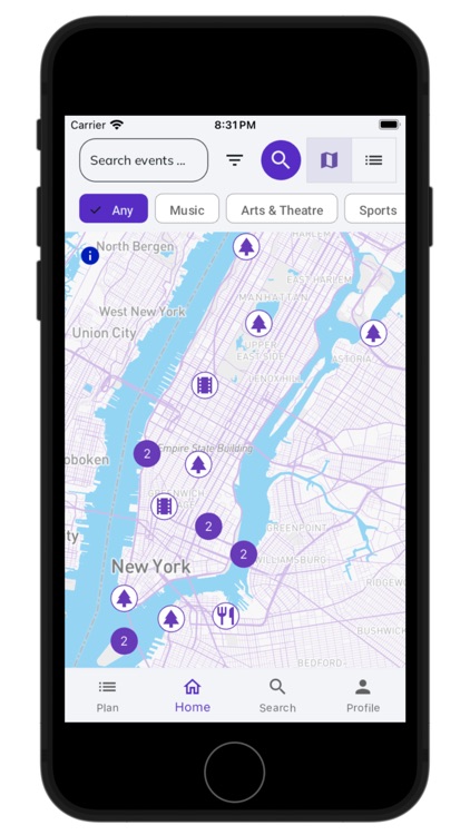 NextSpot - find events nearby