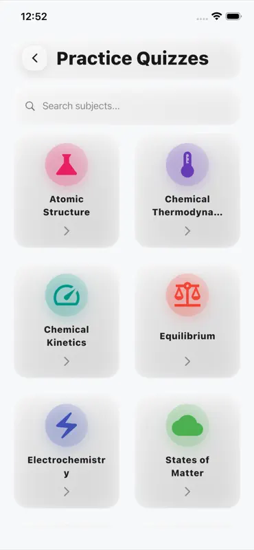Physical Chemistry Practice screenshot 2 of 5