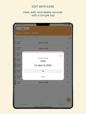 RxDateCalc iPad screenshot
