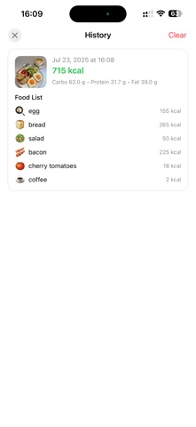 Calorie Snapshot: Cal Tracker Screenshot 3 of 3