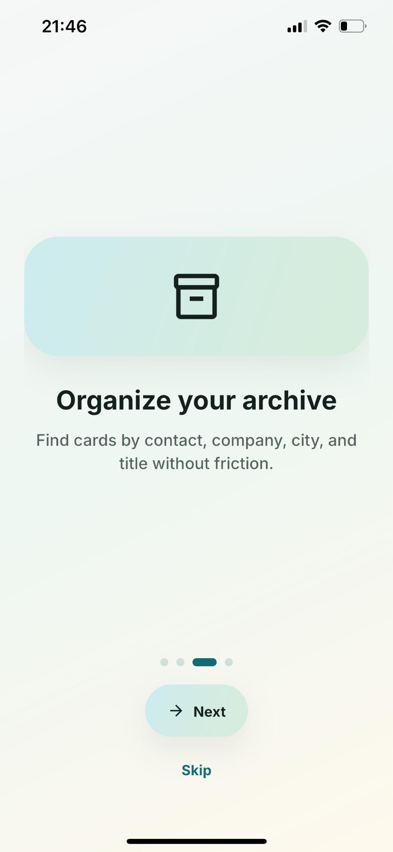 BizCard : Wallet screenshot 3