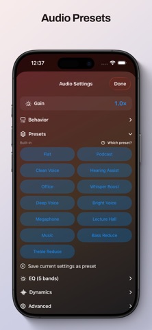 Mic Facing Screenshot 2 of 7