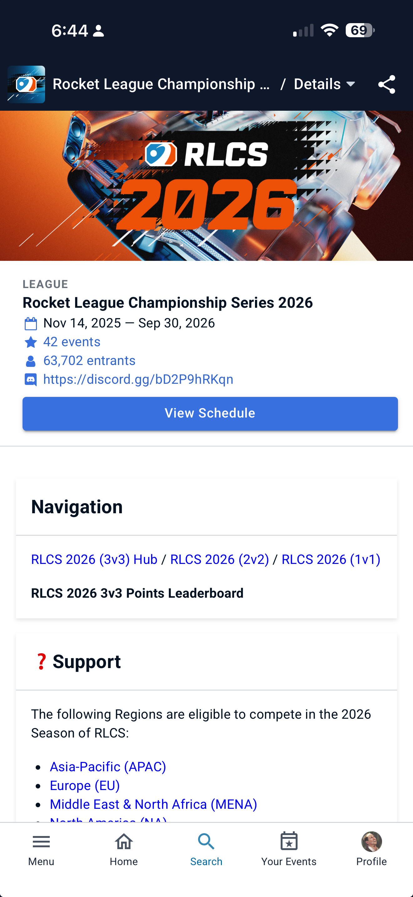 Start.gg screenshot 4