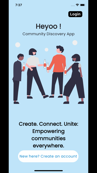Heyoo! Community Discovery App Screenshot