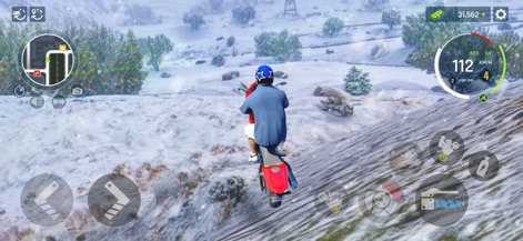 Real Moto Driving Racing World - Los jugadores pueden embarcarse en una exploración extrema a través de paisajes montañosos nevados, donde les esperan pistas todoterreno desafiantes, ampliando las posibilidades de aventura del juego.