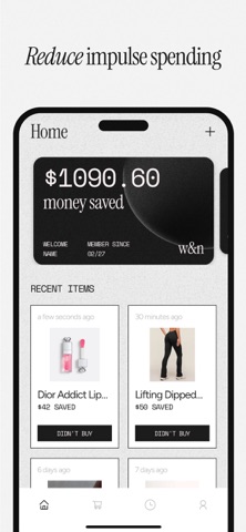 Wants & Needs: Shop Mindfully iPhone screenshot