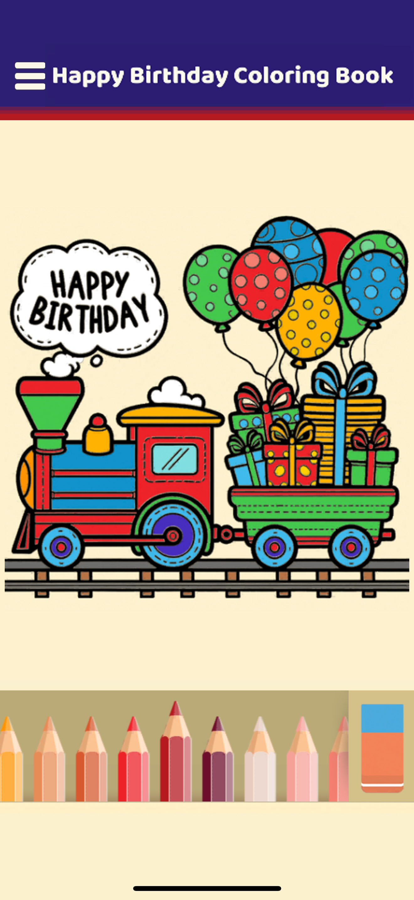 Happy Birthday Coloring Book ™