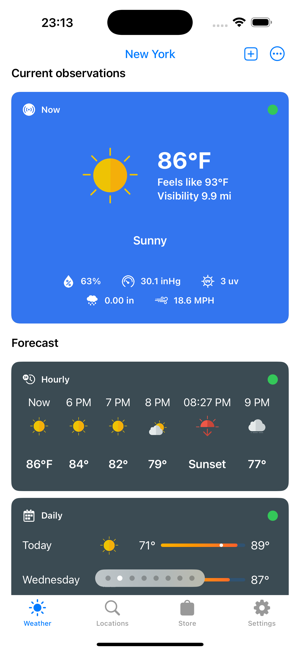 ‎Weather Bot: Alerts and Radar Screenshot