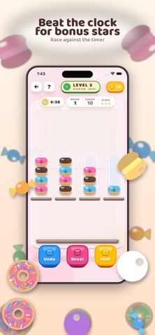 Donut Sort Game Screenshot 5 of 8