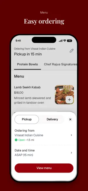 Virasat Indian Cuisine screenshot 3