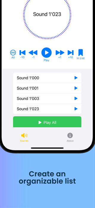 Phone System Sound Browser Screenshot 2 of 2