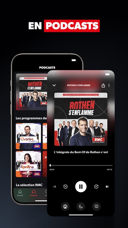 RMC Radio: podcast, info, foot screenshot-3