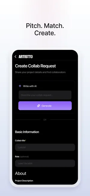Artistto: The Creative Network screenshot 4