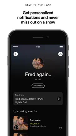 DICE: Live Shows iPhone image 3