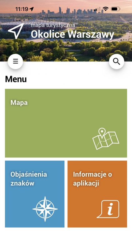 Okolice Warszawy – mapa screenshot-3