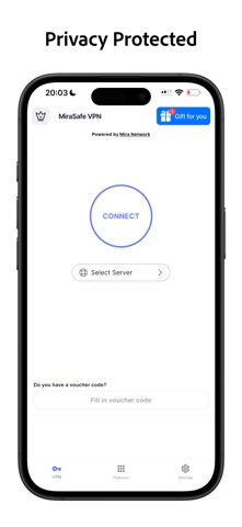 MiraSafe VPN: Fast & Secure Screenshot 2 of 3