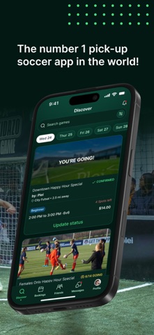 Plei | Pick Up Soccer iPhone screenshot