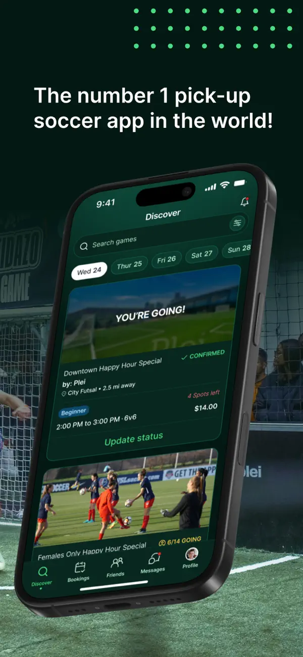 Screenshot #2 pour Plei | Pick Up Soccer