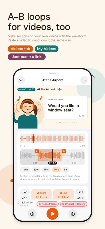 ABLooplay: AB Repeat Player screenshot 5 of 10