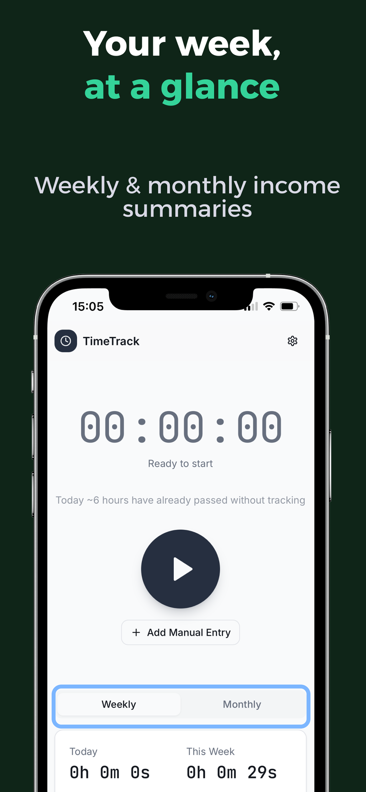 Work Hours Time Tracker screenshot 5