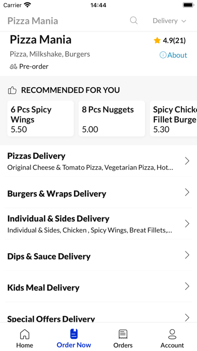 Pizza Mania Witham Screenshot