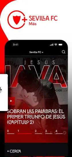 Captura de pantalla de Sevilla FC - App Oficial en iPhone 5
