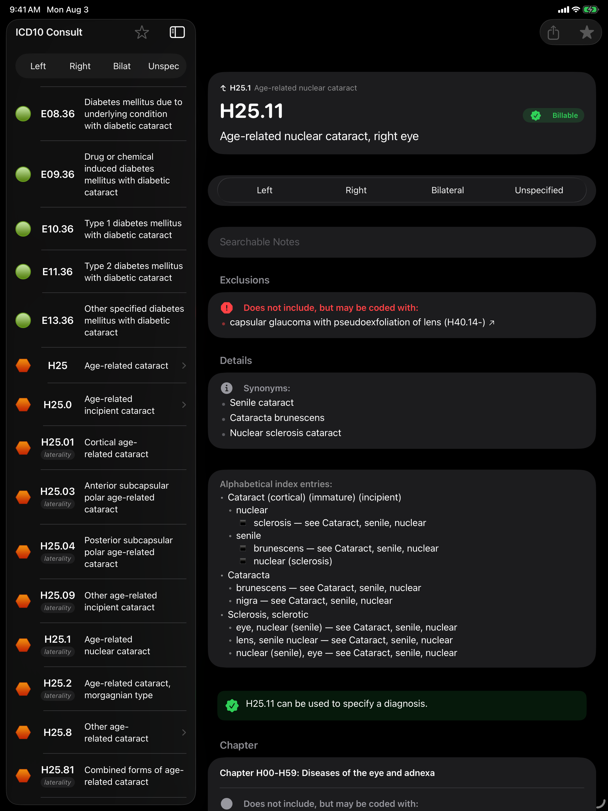 ICD10 Consult Pro screenshot 8