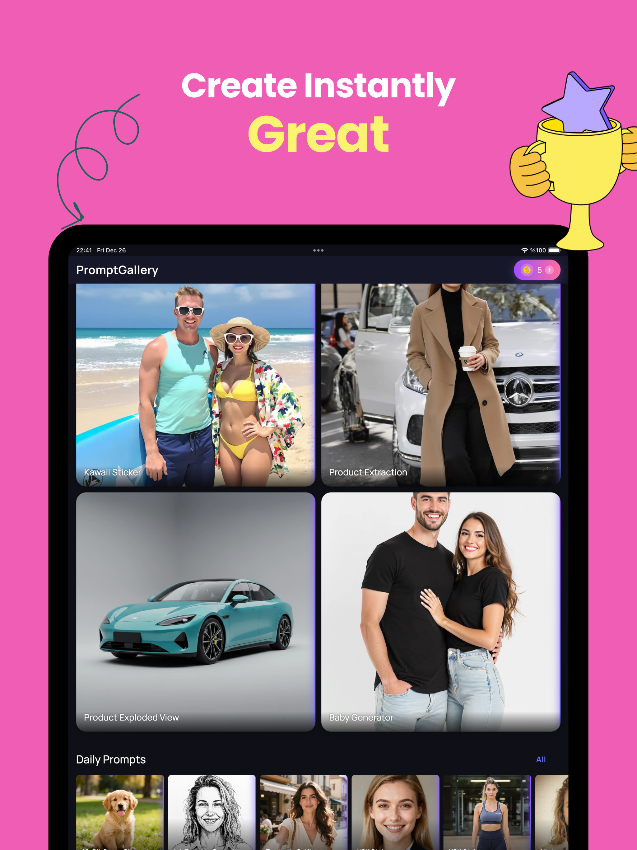 Prompt Gallery - AI Art Hub