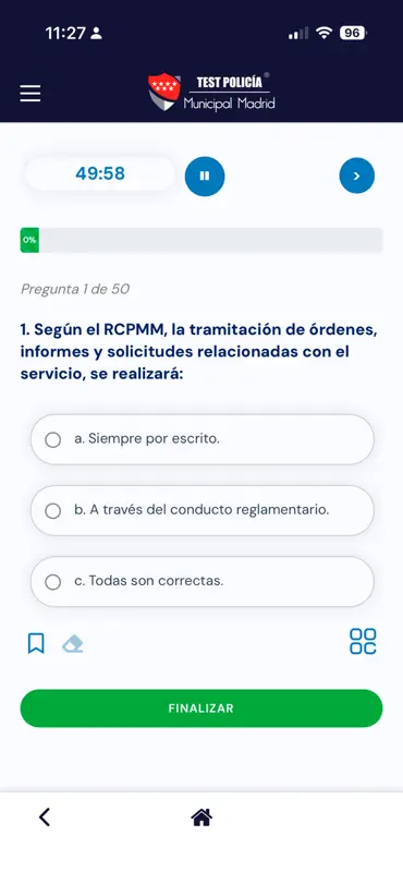 Test Policía Municipal Madrid screenshot 9 of 9