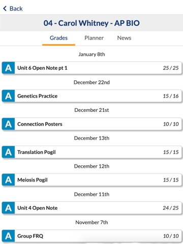 Citrus Schools Focus iPad screenshot
