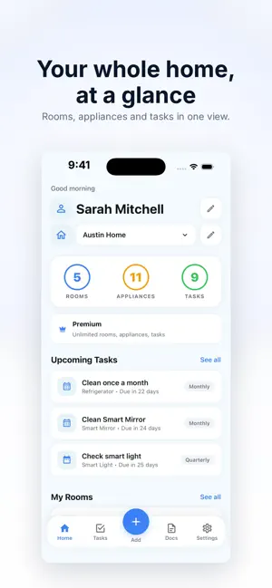 Upkeep Home App screenshot 1