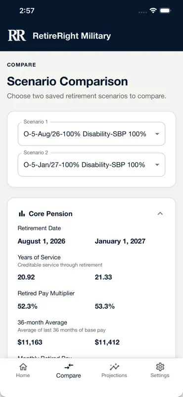 RetireRight Military screenshot 5 of 10