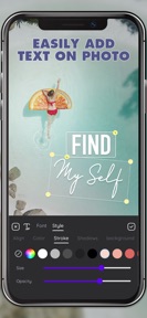 Text on Photo: Text Editor screenshot