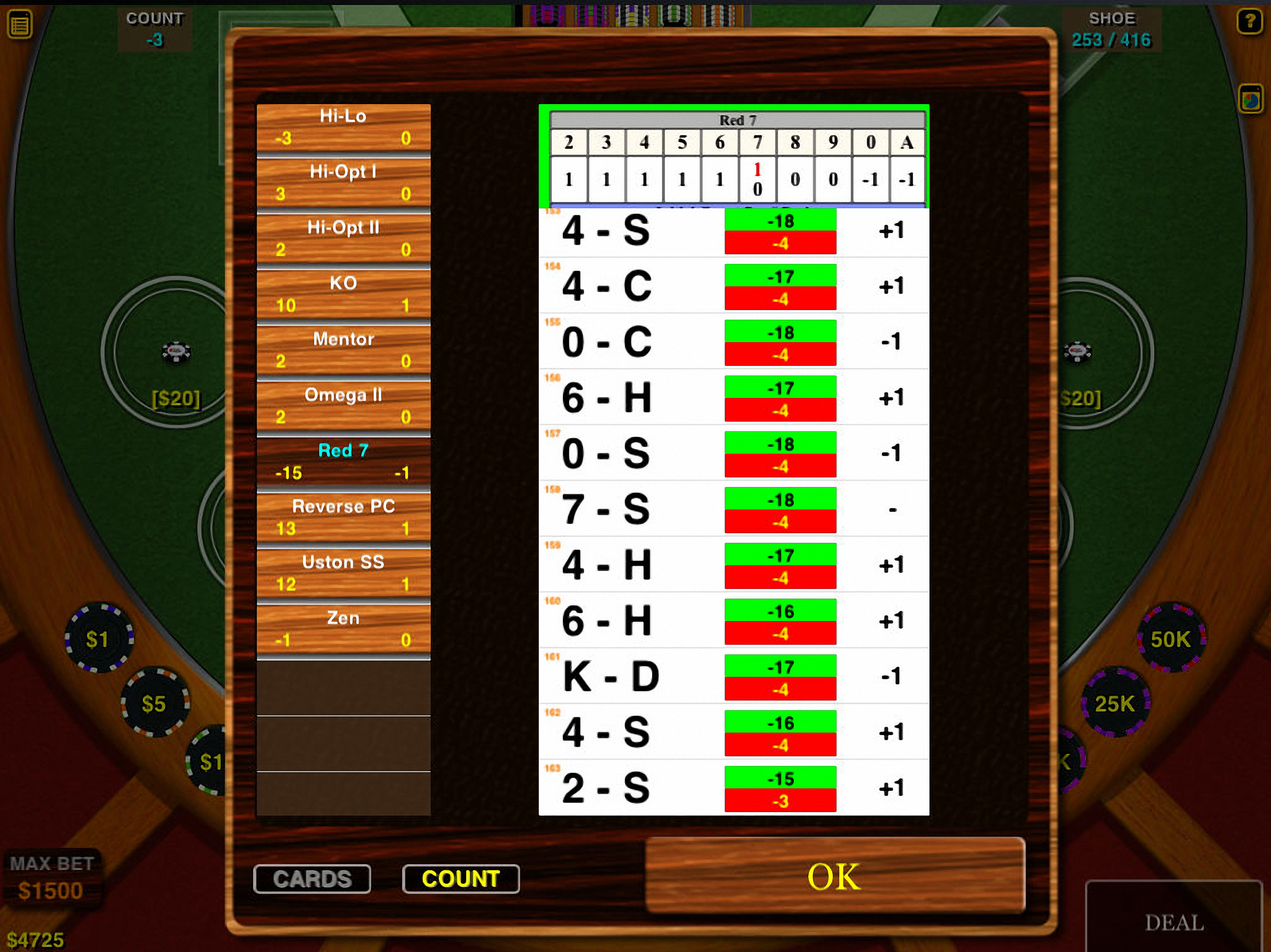 Blackjack 21 Multi-Hand (Pro) screenshot 11