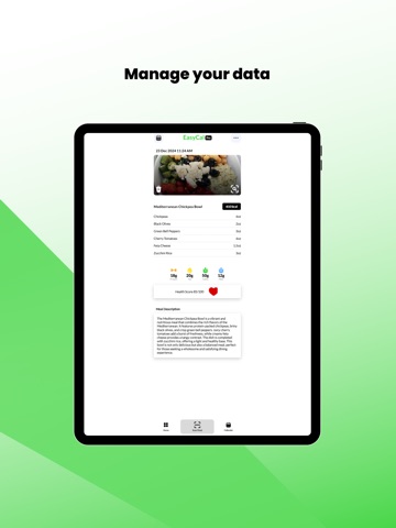EasyCal - diet assistant iPad screenshot